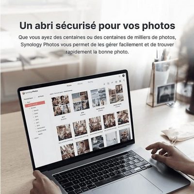 Servidor NAS  - DS124 SYNOLOGY, HDD, 108 TB (máx.), 1000 Mbps Negro
