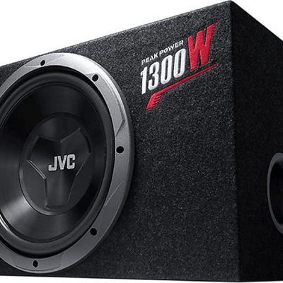Subwoofer coche  - CS-BW120 JVC, Negro