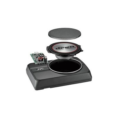 Subwoofer coche  - CW-DRA8 JVC, Negro