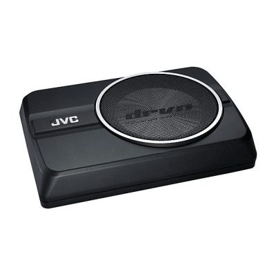 Subwoofer coche  - CW-DRA8 JVC, Negro