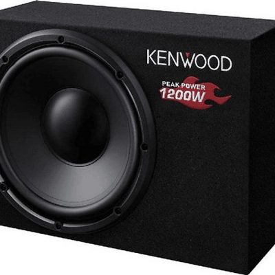 Subwoofer coche  - KSC-W1200B KENWOOD, negro