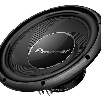 Subwoofer - PIONEER GXT-3730B-SET, 2 canales, Blanco