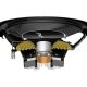 Subwoofer - PIONEER GXT-3730B-SET, 2 canales, Blanco