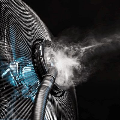 Ventilador de agua - Cecotec EnergySilence 790 FreshEssence Ionic, 90 W, 3.1 l, 12 h, Control remoto, Negro
